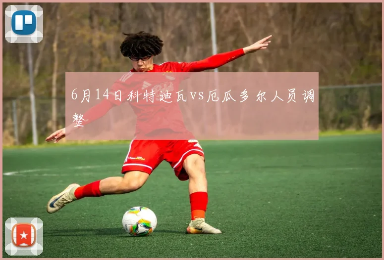 6月14日科特迪瓦vs厄瓜多尔人员调整