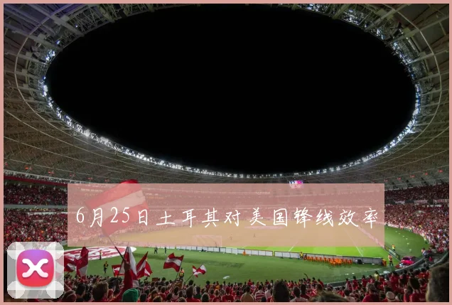 6月25日土耳其对美国锋线效率